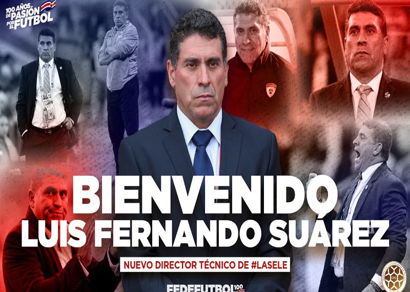 Luis Suarez se convierte en el nuevo entrenador de Costa Rica
