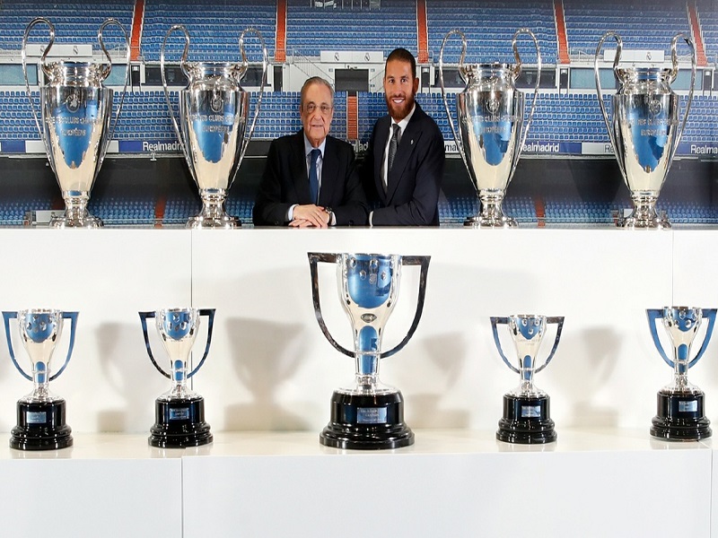 Sergio Ramos y Florentino Pérez RCV