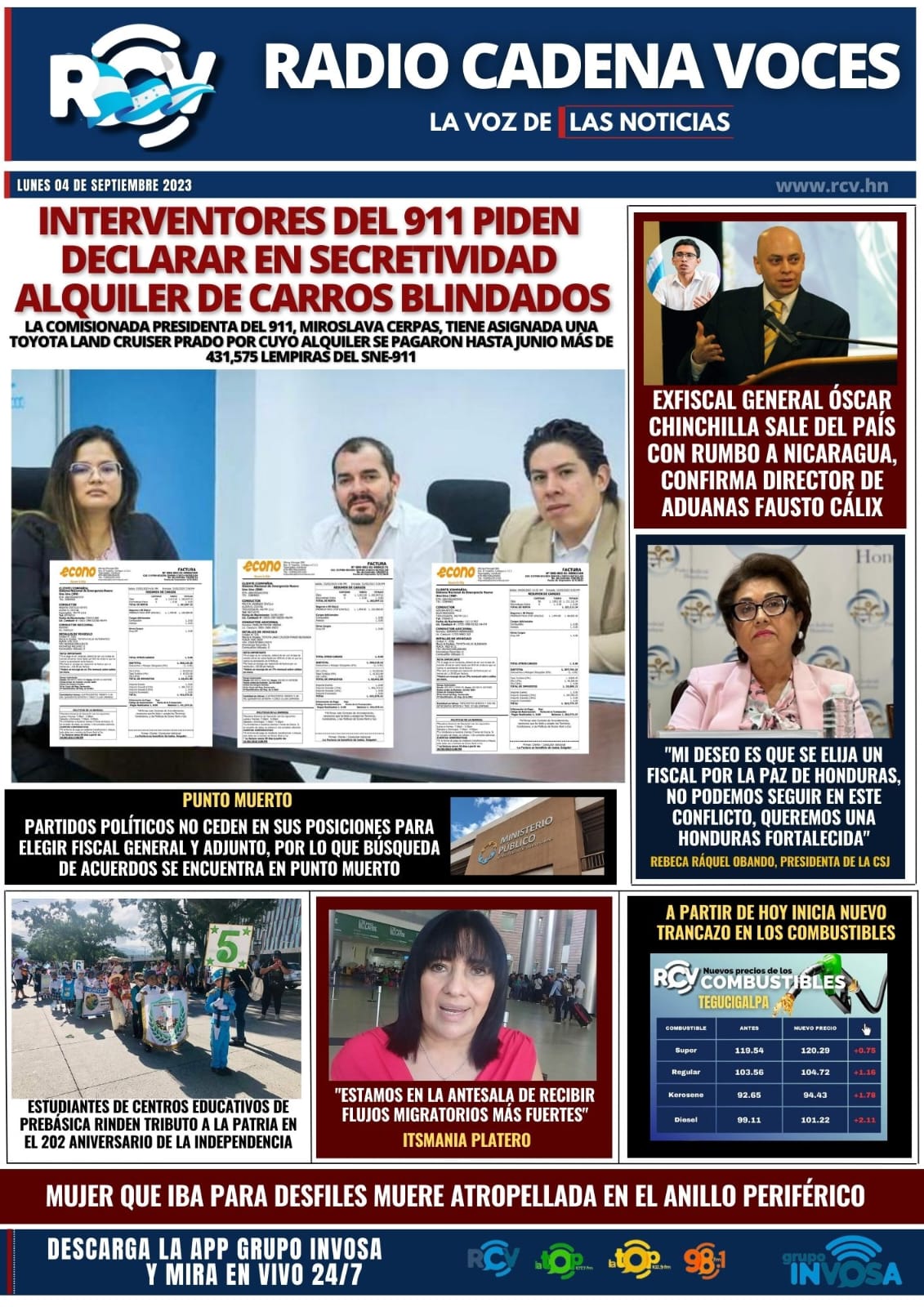 INTERVENTORES DEL 911 PIDEN DECLARAR EN SECRETIVIDAD ALQUILER DE CARROS