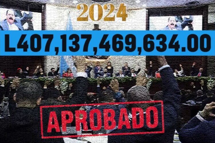 Gobierno aprueba Presupuesto para 2024 por L. 407 mil millones