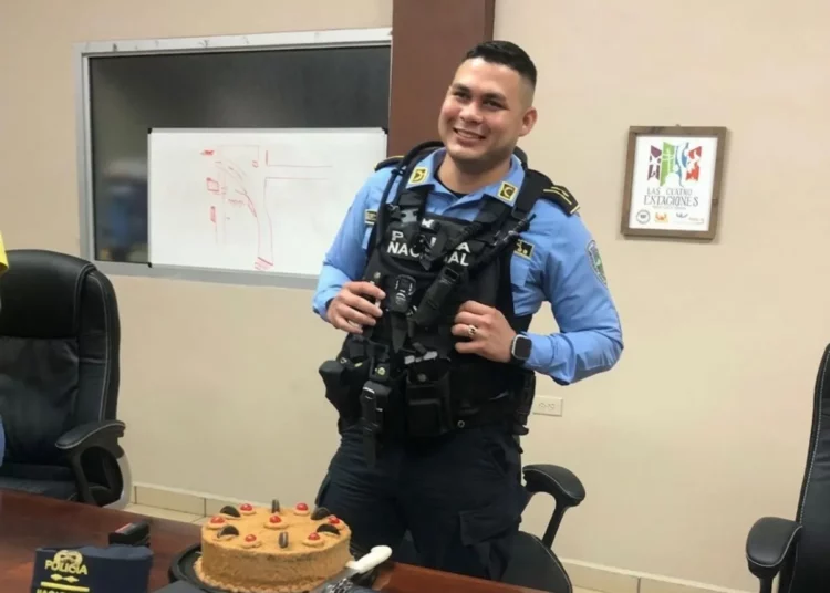 Luto policial por muerte de inspector Luis Hernández